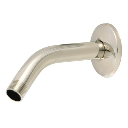 Showerscape K150K6PN 6-Inch Shower Arm with Flange, Polished Nickel K150K6PN